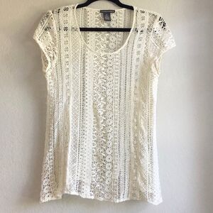 Chelsea & Theodore crochet top fairy fairycore beachy boho hippie